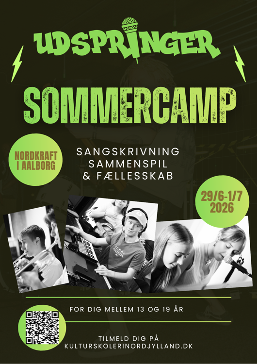 Udspringer Sommercamp med QR kode