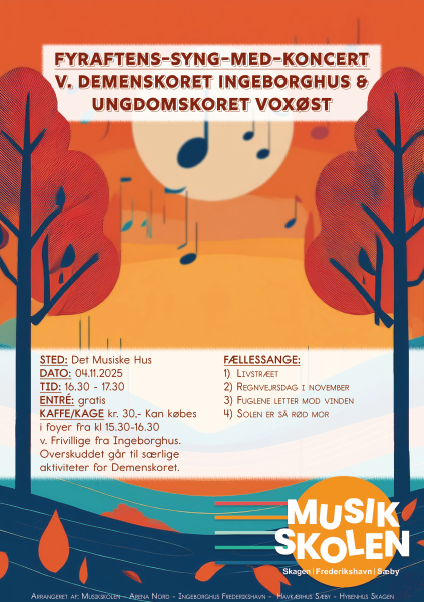 Koncert med Demenskoret og ungdomskoret VoxØst