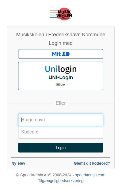 App til Musikskolen i Frederikshavn Kommune