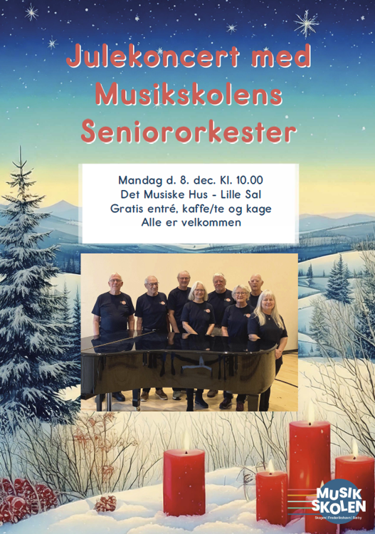 Seniororkestret julekoncert d. 8. dec. 2025