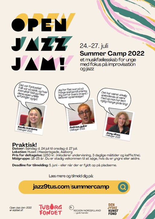Open jazz camp summer camp 2022